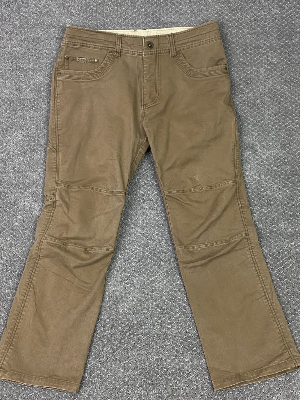 Kuhl Rebel Pants Mens 33x28 Fits Brown Hiking Outdoor Cargo